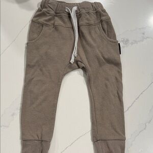 Little Bipsy Kids Tan waffle Jogger Pants